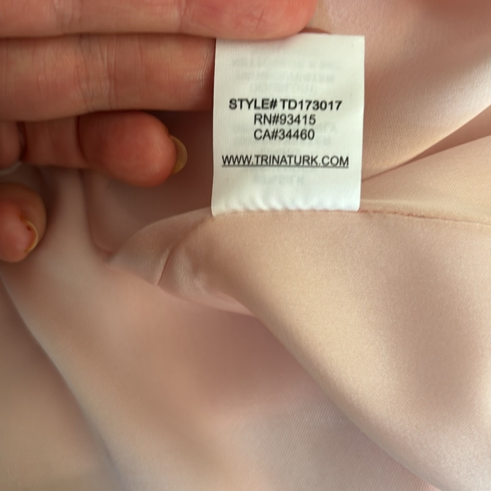 TRINA TURK Silk Botanical Dress Size 2 - Picture 10 of 10